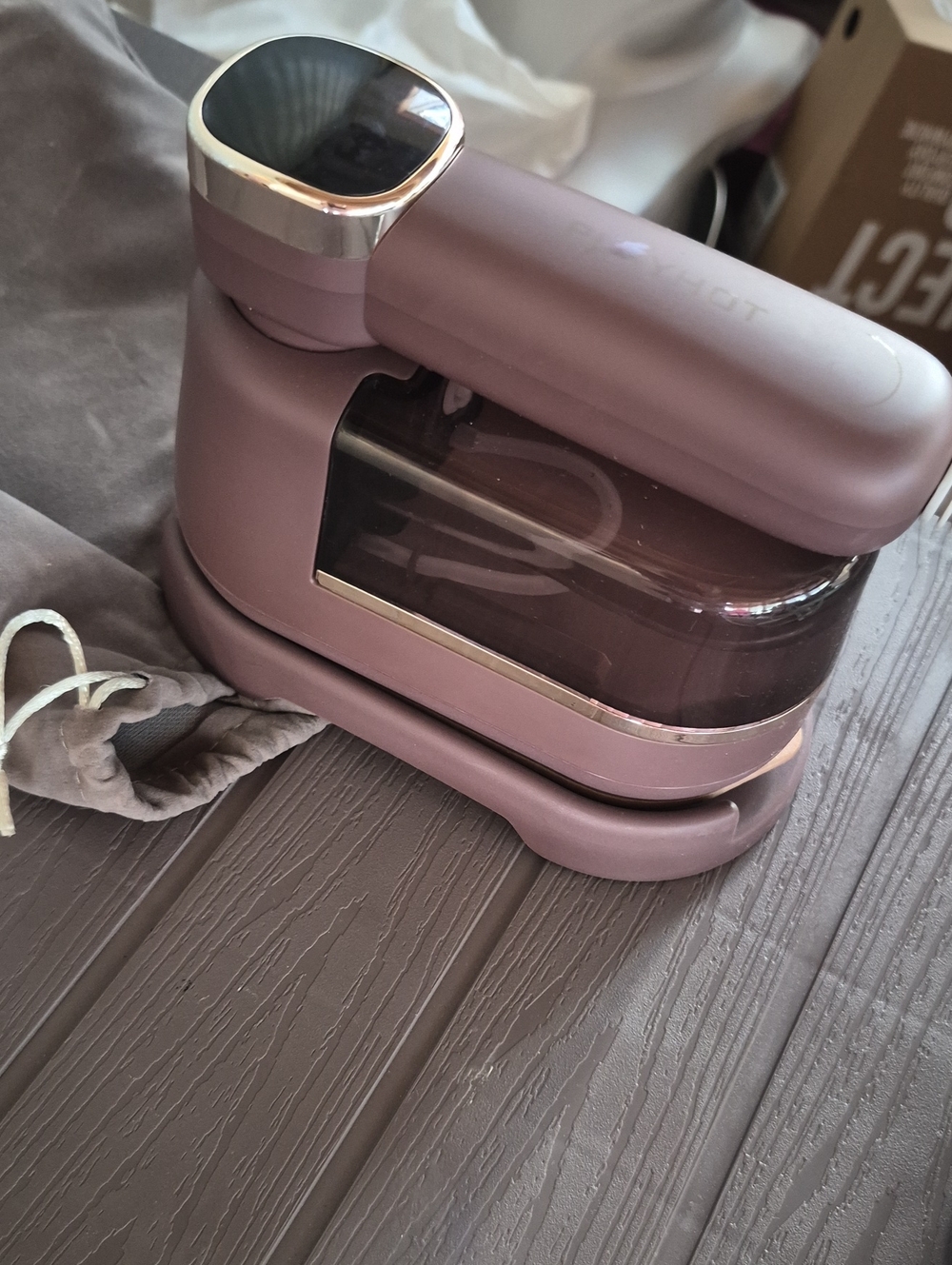 Portable Fabric Steamer - Dusty Rose Like New